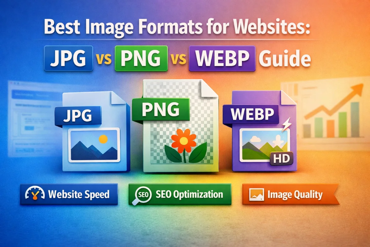 Best Image Formats for Websites: JPG vs PNG vs WEBP Guide